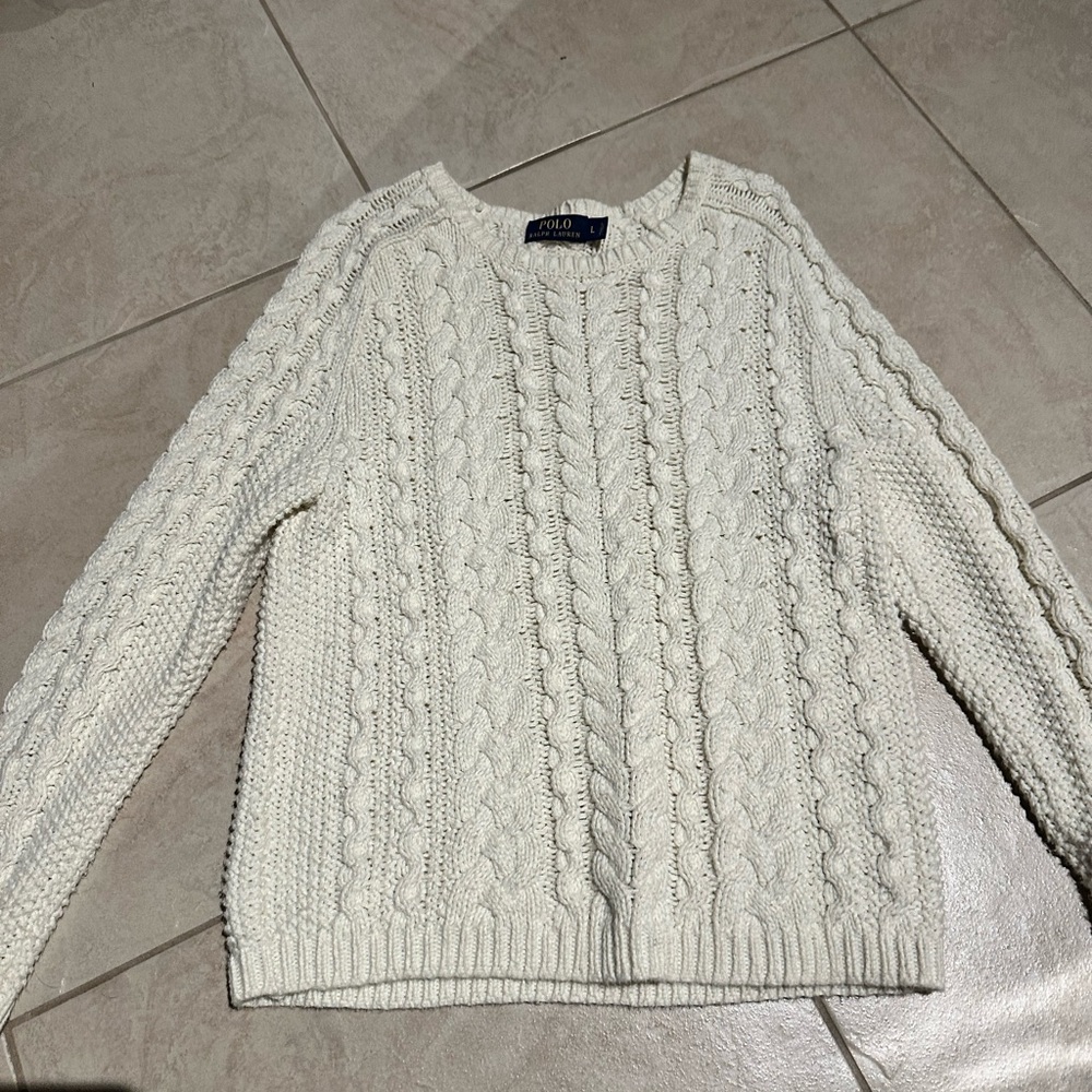 Cream sweater